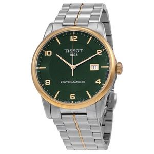 Luxury watch Automatic Green Dial Two-tone Men's Watch men watch tissot